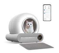 Litière électrique autonettoyante avec contrôle par application, élimination des odeurs, tapis de litière, verrouillage sûr, boîte à litière automatique pour chaton, robot de nettoyage électrique pour