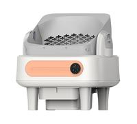 Litière électrique intelligente pour chat avec fonction de pelleteuse automatique 12 (blanc orange)