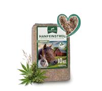 Litière en chanvre pour petits animaux, poules et chevaux, 100 l, produit 100 % naturel, extrêmement absorbant, faible poussière, anti-odeurs, durable et durable