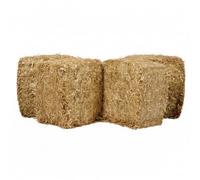 Litière en paille bio 15 kg pour poulets, chevaux, poules, ânes, poulains - paille dépoussiérée, naturelle, absorbante, écologique, thermique - litière pour lapins