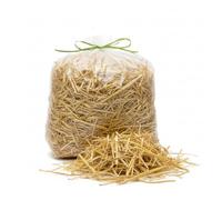 Litière en paille bio 5 kg pour petits animaux, lapins, rongeurs, poulets, cochons d'Inde, chevaux, poules, ânes, poulains - paille dépoussiérée, naturelle, absorbante, écologique, thermoisolante