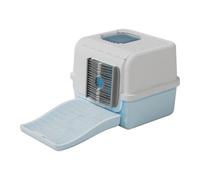 Litière entièrement fermée pour chats avec technologie polaire flottante, design surdimensionné anti-odeurs pour plus de confort et d'efficacité