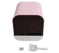 Litière fermée pour Chat, Grand bac à litière pour Chat avec Capuche et Design à tiroir, Double Porte d’entrée et Charbon Actif pour Le contrôle des odeurs, inclut Une Pelle à (Rose)