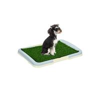 Litière gazon synthétique chien toilette portable à pelouse tiroir à déjection dim. 63L x 48l x 6H cm G