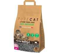 Litière granulés compressés en papier 100 % recyclé, 5 litres, pour chat - animallparadise