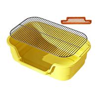 Litière - Grille en acier inoxydable pour pot portable, solution de salle de bain pour animaux domestiques en amovible | toilettes pour chiens et chats pour la formation des chiots