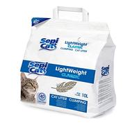 Litière litière légère classique : écologique de haute capacité, 10 litres pour chats, recommandée pour les chats à poils longs