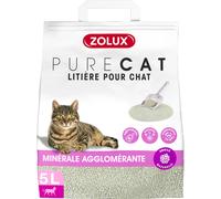 Litière minérale agglomérante parfumé pour chat Zolux Beige 5 L