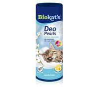 Litière Minérale - Biokat's - Deo Pearls - Parfum Fleur de Coton - Agglomérante - 1,5 kg