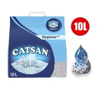 Litière Minérale - CATSAN - Hygiène Plus - Absorbante - 10L - Agglomérante