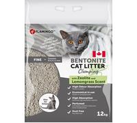 Litière minérale - Flamingo - 560667 - 11,81 kg - Parfum de citronnelle - Absorption rapide des odeurs