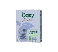 Litière Oasy pour chats Lavender Breeze, litière super agglomérante pour chats de tous âges et tailles, parfum relaxant à la lavande | 1 lot de 10 litres.