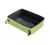 Litière pliante pour chat, portable pour sable, anti-goutte portable, chats, chiots, voyage en voiture, facile séjour à l'hôtel, camping voyage