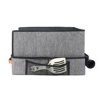Litière portable pour chat - Bac à litière pour chat - Bac à litière pour avion - Pour road trips appartement extérieur - Jouet de camping traité contre les brise-maison à l'intérieur de la voiture