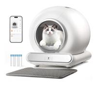 Litière pour chat autonettoyante anti-odeurs Litière automatique autonettoyante avec application 65L Litière électrique pour chats avec tapis pour chat et sacs (TY-2)