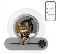Litière pour chat autonettoyante avec application - Litière automatique pour chats, surveillance de la santé (poids et utilisation) et contrôle à distance, lit électrique pour chats avec tapis de chat