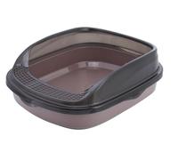 Litiere Pour Chat Bac Litiere Pour Chat Bac À Litière Pour Chat Bac À Litière Pour Animaux De Compagnie À Dessus Ouvert, Grand Avec Côté Haut, Bac À Litière Pour Chaton Pour Chats De Taille Moyenne Ba