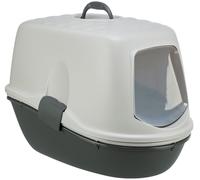 Litière pour chat Berto Top, 3 pièces, avec système de séparation 39 × 42 × 59 cm gris clair/gris foncé