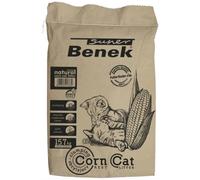 Litière pour chat Certech Super Benek Corn Cat - Grain Cat Grumping - 25 L - Noir