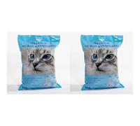 Litière pour Chat Chiara Premium Silicate (litière Durable pour Chats, litière agglomérante antibactérienne pour Chats, bacs à litière et Accessoires, Contenu: 10 L) (Lot de 2)