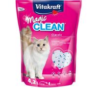 Litière pour chat en silice à cristaux absorbants,contrôle des odeurs jusqu’à 4 semaines,faible poussière,entretien facile,4,2 L