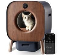 Litière pour Chat Intelligente Pawbby Auto-Nettoyante - 10 Niveaux de Protection - 3 Modes de Nettoyage - Contrôle des Odeurs Intégré - Contrôle via Application