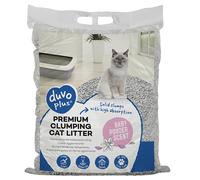 Litière pour chat premium active Duvoplus Blanc 47x31x11 cm