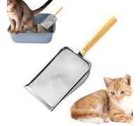 Litière pour chat Scoop - Métal Scoop | La forme réduit la charge sur vos mains. Tout en empêchant le contact avec les excréments, il est possible d'utiliser de la litière pour chat de différentes
