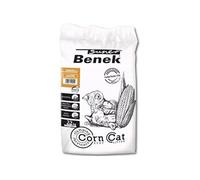 Litière pour chat - SUPER BENEK - Corn Classic - Végétale - 35 l - Agglomérante naturelle