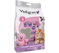 Litière pour chat - Vadigran - 12 kg - Agglomérante - Parfum léger - Sans poussière