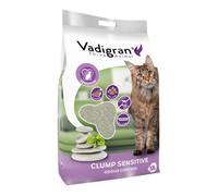 Litière pour chat - Vadigran - Bentonite Sensitive - Sans parfum - Agglomérante - 12 litres soit 12 kg