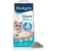 Litière pour chats agglomérante - BIOKAT'S - Classic Fresh 3in1 - Fleur de coton - Grains 3 tailles - 1 sac (1-10 L)