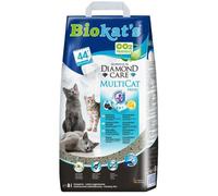 Litière pour chats - Biokats - Diamond Care Multicat Fresh - Parfumée - Agglomérante - Sans poussière