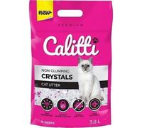 Litière pour chats - Calitti - Crystal Natural - Silicone - 3 8 l - Naturel