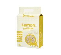 Litière pour chats detofu écologique végétale litière naturelle agglomérante (citron, 6 L)