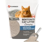 Litière pour chats - ETHNICS ORIGINS - Parfum Talc Bébé - 12 kg - Agglomérante minérale - Anti-odeurs