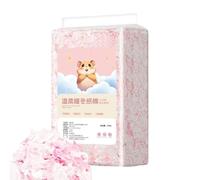 Litière pour gerbilles, 450 g de copeaux de bois avec contrôle des odeurs | Litière pour lapins gerbilles, accessoires de couchage pour animaux