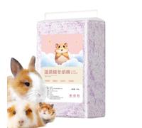 Litière pour Gerbilli | 450 g Contrôle des odeurs Roulement | Litière Pour Petits Animaux | pour Fournitures de Sommeil Lapin Furet Gerbil Hérisson Rongeur Serpent