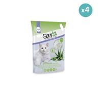 Litière - Sanicat - Aloe Vera - Silice - 20l - Non Agglomérante