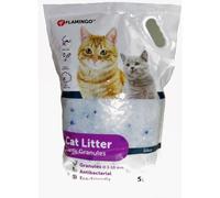 Litière pour chat - Flamingo Pet Products - Silice - Granules large - 5 litres