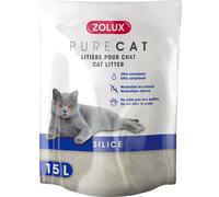 Litière silice nature Zolux Gris 15 L