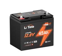 LiTime 12V 45Ah Groupe U1 Batterie Lithium pour Fauteuil Roulant Électrique, Protection Contre Les Basses températures, 45A BMS, pour Fauteuil Roulant électrique, Scooter mobilité, Moteur à la traîne