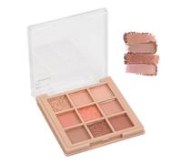 Litinliv Palette de Fard à Paupières, Palette Fard à Paupière Maquillage de 9 Couleurs, Palette de Fard à Paupières Imperméable Longue Durée, pour Créer un Look Naturel, Longue Tenue