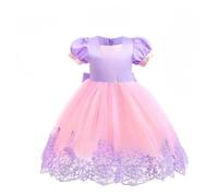 Lito Angels Costume de princesse à cheveux longs pour petite fille Taille 6-7 ans 122 Violet