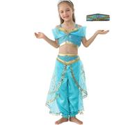 Lito Angels Costume de princesse arabe avec bandeau pour fille - 12-13 ans