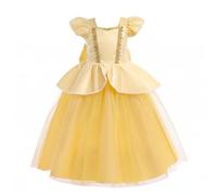 Lito Angels Costume de princesse dorée pour petite fille Taille 3-4 ans 104 Jaune