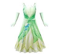 Lito Angels Costume de princesse grenouille pour fille avec gants, 10-11 146