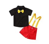 Lito Angels Deguisement Costume Mickey Mouse pour Enfant Garcon Taille 4-5 ans (étiquette en tissu 120)