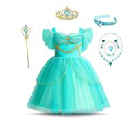 Lito Angels Deguisement Costume Robe en Tulle Princesse avec Bandeau et Accessoires pour Enfant Fille Taille 9-10 ans