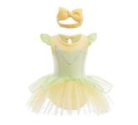 Lito Angels Deguisement Costume Robe Princesse Tiana avec Bandeau pour Bebe Filles Taille 12-18 mois (étiquette en tissu 90)